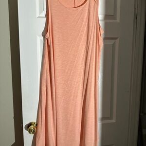 Old Navy Sleeveless Coral Midi Dress